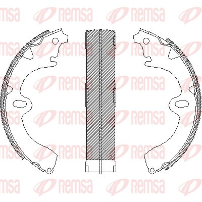 REMSA Piduriklotside komplekt 4097.00