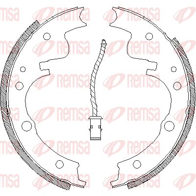 REMSA Piduriklotside komplekt 4104.01