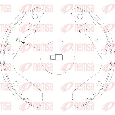 REMSA Piduriklotside komplekt 4156.00