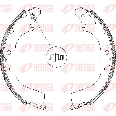 REMSA Piduriklotside komplekt 4172.01