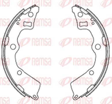 REMSA Комплект тормозных колодок 4225.00
