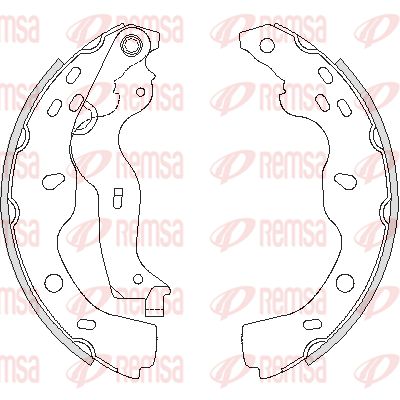 REMSA Тормозные колодки 4227.00