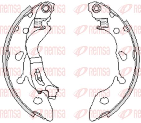 REMSA Тормозные колодки 4249.00