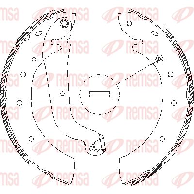 REMSA Piduriklotside komplekt 4514.01