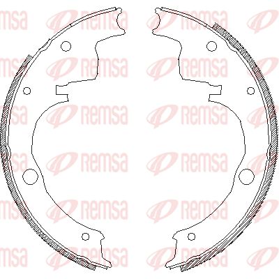 REMSA Piduriklotside komplekt 4624.00