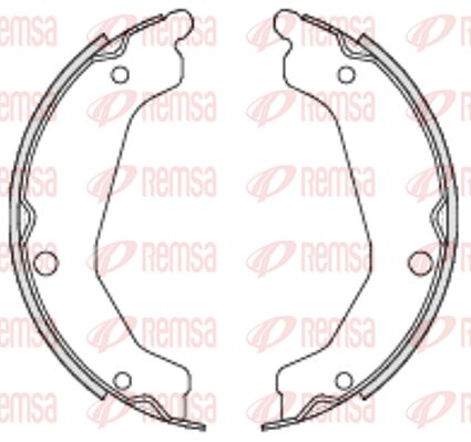 REMSA Комплект тормозных колодок, стояночная тормозная с 4694.00