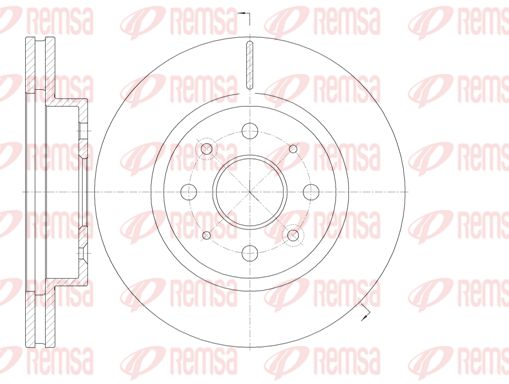 REMSA Тормозной диск 61103.10