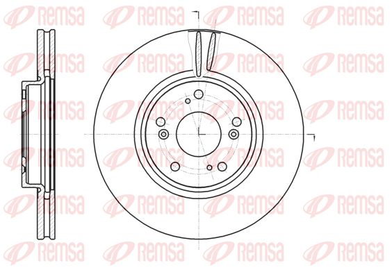 REMSA Тормозной диск 61218.10