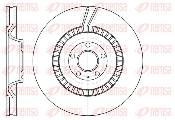 REMSA Тормозной диск 61238.10