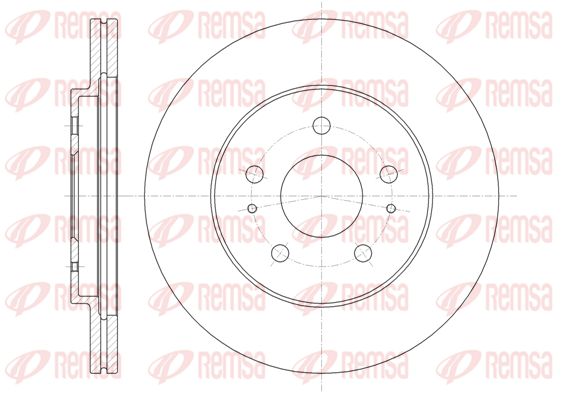 REMSA Тормозной диск 61356.10