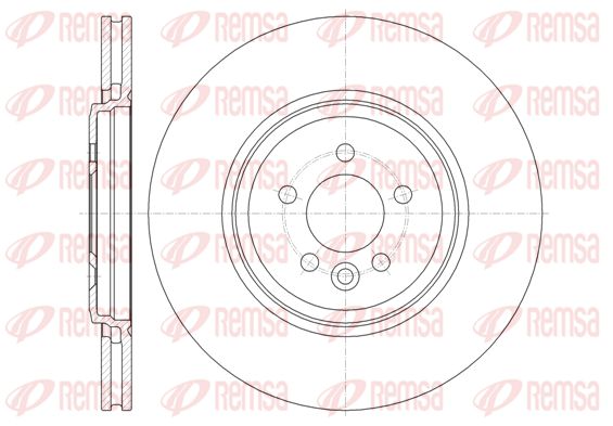 REMSA Тормозной диск 61382.10