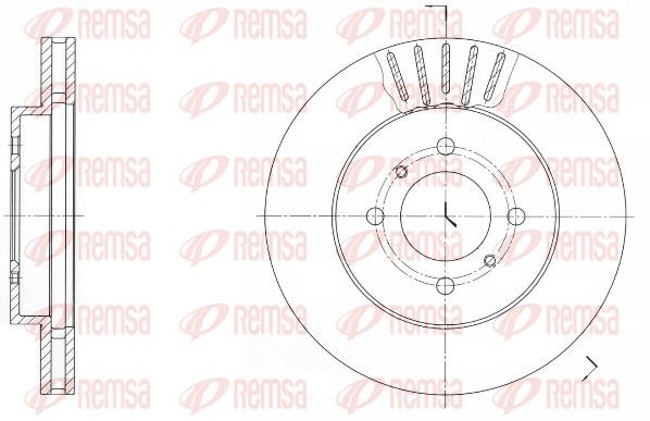 REMSA Тормозной диск 61696.10