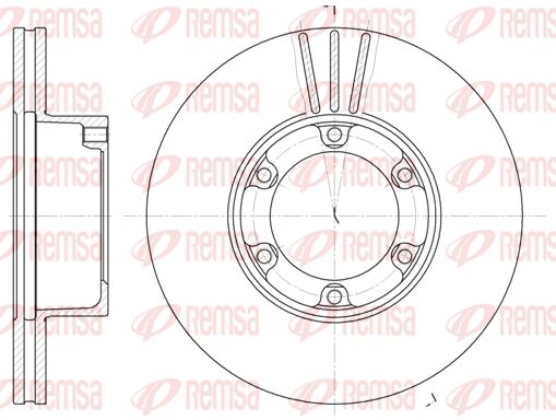 REMSA Тормозной диск 6277.10