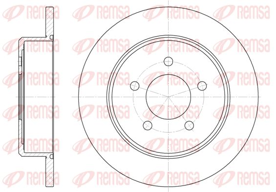 REMSA Тормозной диск 6746.00