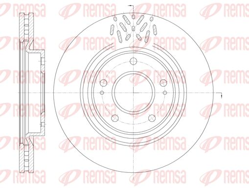 REMSA Тормозной диск 6996.10