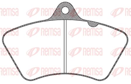 REMSA Piduriklotsi komplekt,ketaspidur JCA 826.20