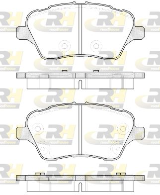 ROADHOUSE Комплект тормозных колодок, дисковый тормоз 21514.00