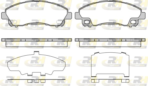 ROADHOUSE Комплект тормозных колодок, дисковый тормоз 21645.00