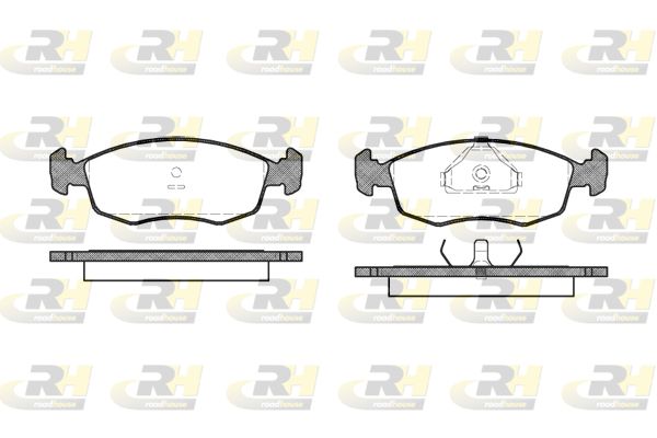 ROADHOUSE Комплект тормозных колодок, дисковый тормоз 2172.00