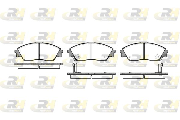 ROADHOUSE Комплект тормозных колодок, дисковый тормоз 2229.02