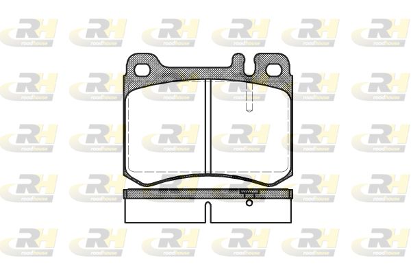 ROADHOUSE Комплект тормозных колодок, дисковый тормоз 2260.00