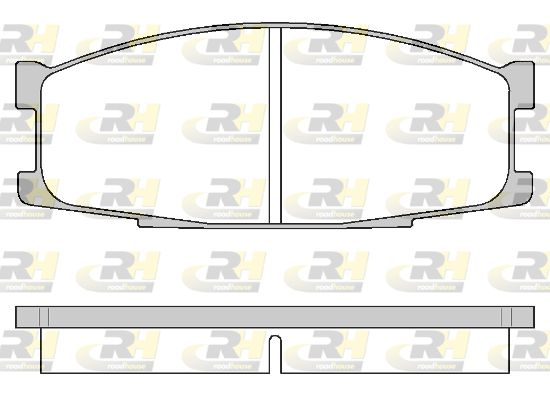 ROADHOUSE Комплект тормозных колодок, дисковый тормоз 2283.00