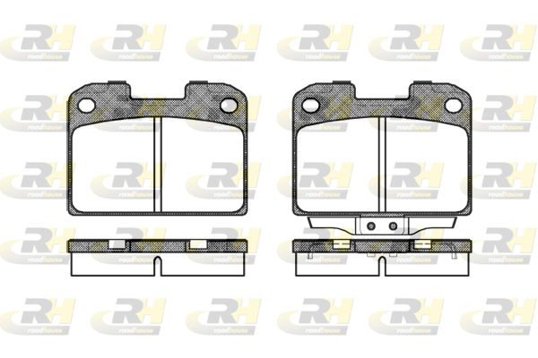 ROADHOUSE Комплект тормозных колодок, дисковый тормоз 2476.00