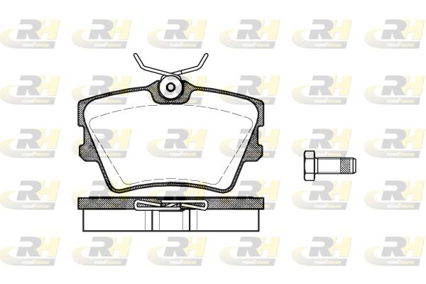 ROADHOUSE Комплект тормозных колодок, дисковый тормоз 2591.00