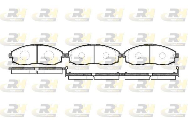 ROADHOUSE Комплект тормозных колодок, дисковый тормоз 2703.02