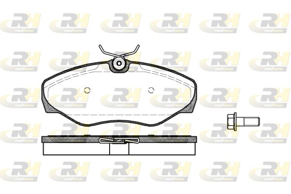 ROADHOUSE Комплект тормозных колодок, дисковый тормоз 2834.00