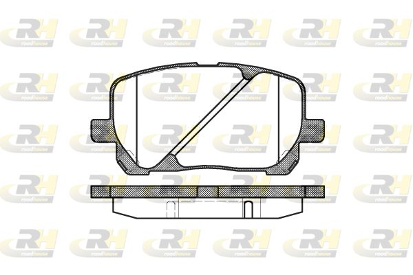 ROADHOUSE Комплект тормозных колодок, дисковый тормоз 2954.00