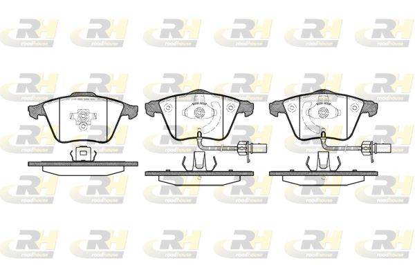 ROADHOUSE Комплект тормозных колодок, дисковый тормоз 2964.12