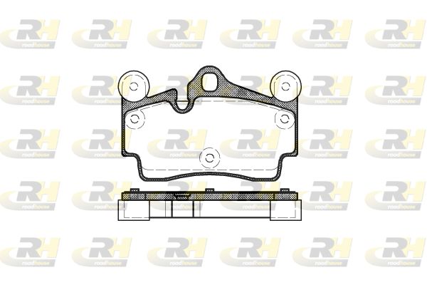 ROADHOUSE Комплект тормозных колодок, дисковый тормоз 2996.00