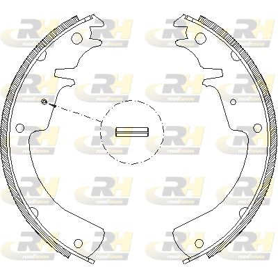 ROADHOUSE Комплект тормозных колодок 4010.01