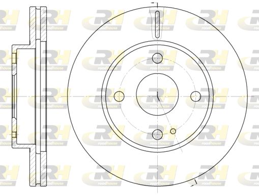 ROADHOUSE Тормозной диск 6056.10