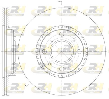 ROADHOUSE Тормозной диск 61002.10