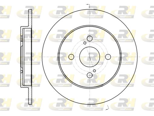 ROADHOUSE Тормозной диск 61004.00