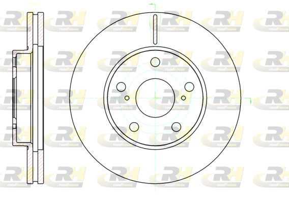 ROADHOUSE Тормозной диск 61043.10