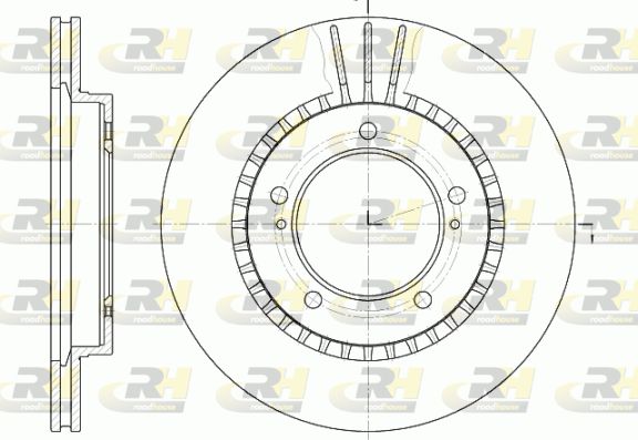 ROADHOUSE Тормозной диск 61125.10