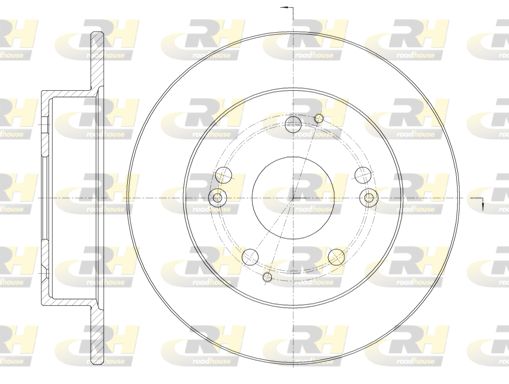 ROADHOUSE Тормозной диск 61147.00