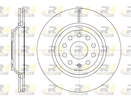ROADHOUSE Тормозной диск 61172.10