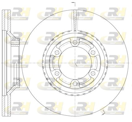 ROADHOUSE Тормозной диск 61288.10