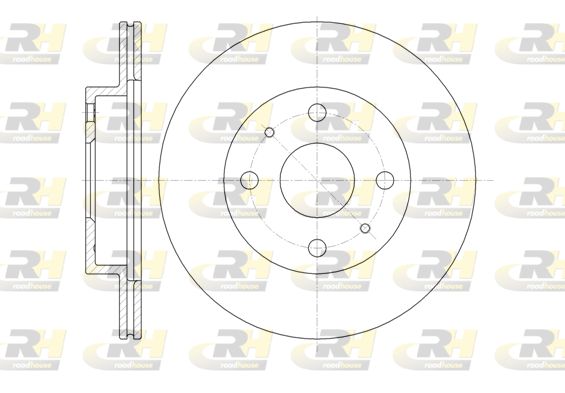 ROADHOUSE Тормозной диск 61355.10