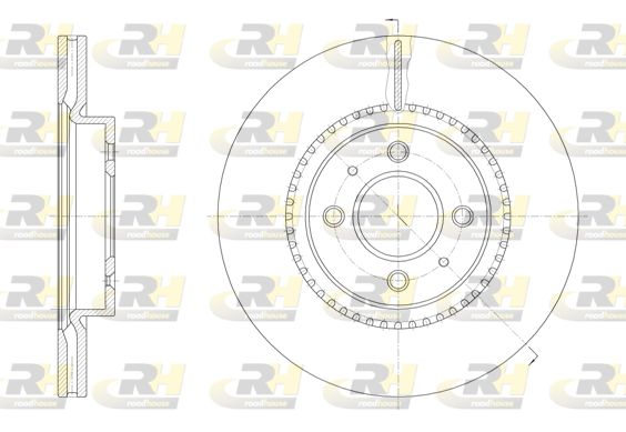 ROADHOUSE Тормозной диск 61463.10
