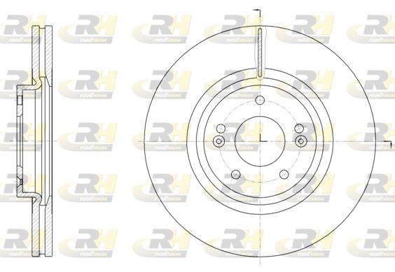 ROADHOUSE Тормозной диск 61514.10