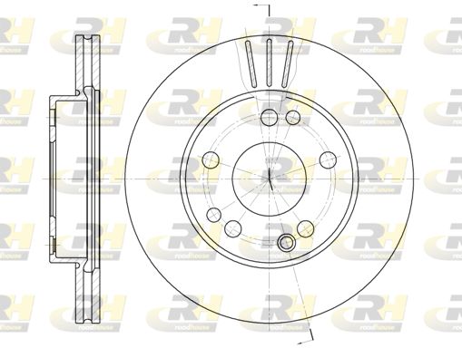 ROADHOUSE Тормозной диск 6228.10