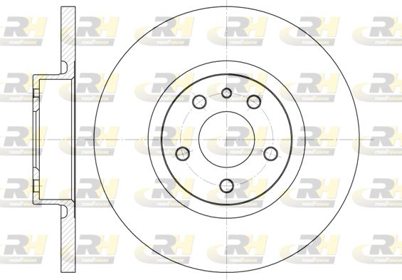 ROADHOUSE Тормозной диск 6512.00