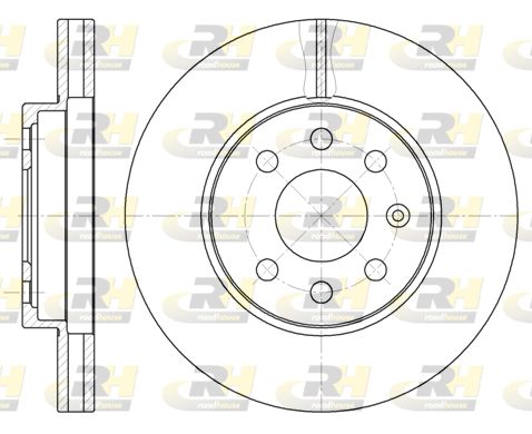 ROADHOUSE Тормозной диск 6573.10
