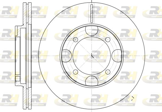 ROADHOUSE Тормозной диск 6827.10