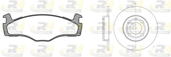 ROADHOUSE Комплект тормозов, дисковый тормозной механизм 8171.04